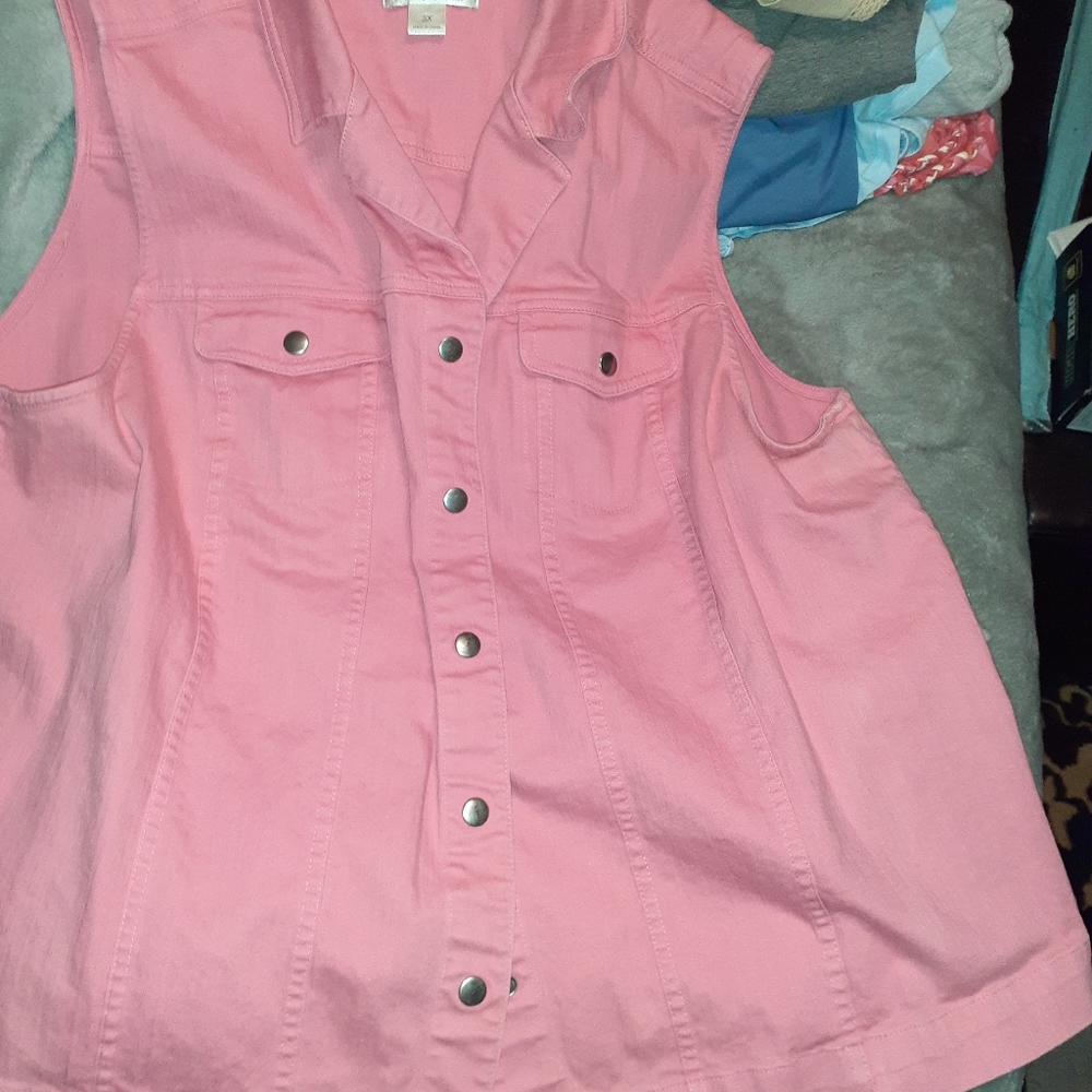 Pink vest